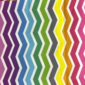 Bright Easter Rainbow Chevron Stripe | Brother Sister Design Studio | 1/2 Yard